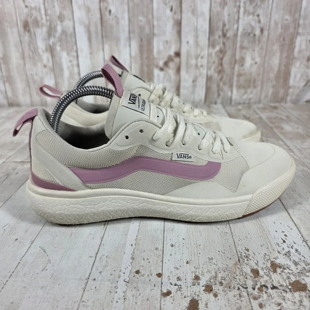Vans UltraRange EXO Cream Mauve Low Top Sneakers Womens 9 Mens 7.5 721356